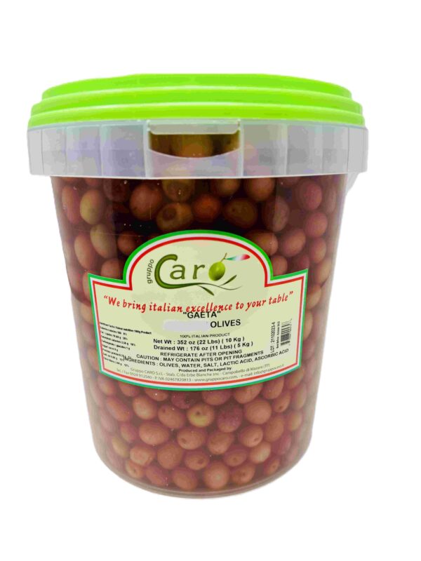 Caro Gaeta Whole Olives 5Kg