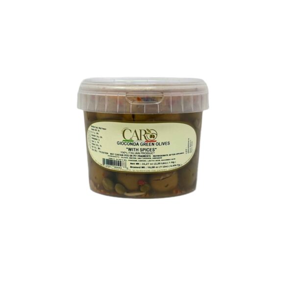 Caro Gioconda Green Olive With Spice 1Lb